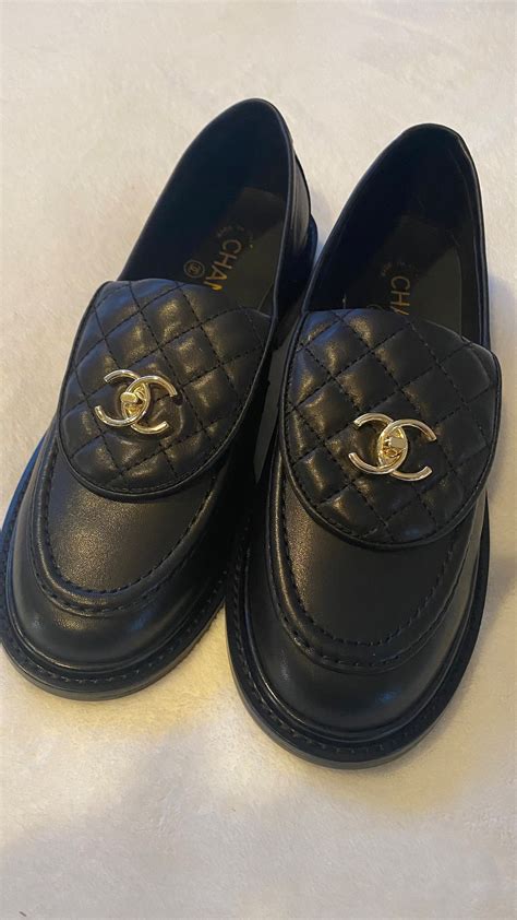 chanel loafers 5|Chanel loafers price.